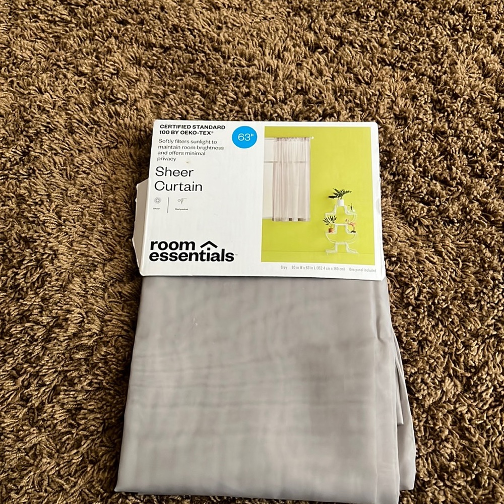 NWT Room Essentials Sheer Curtain